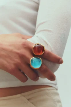 SIMUERO Rings>Atolón Blue