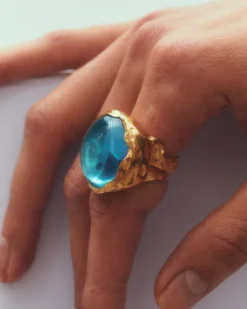SIMUERO Rings>Atolón Blue