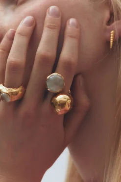 SIMUERO Rings>Guinda Agua