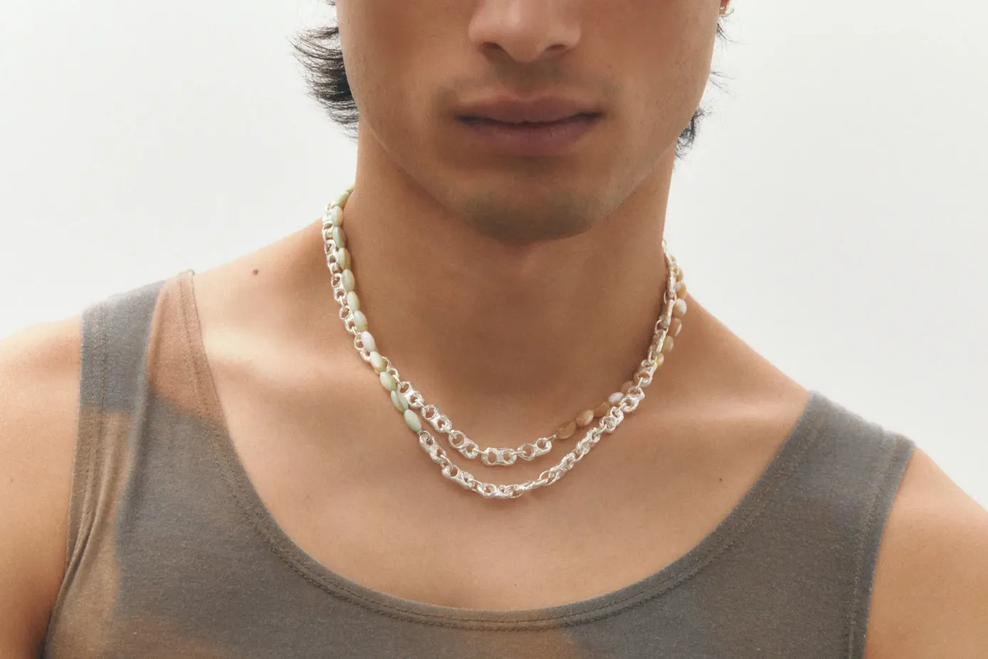 SIMUERO Chokers>Hombre Al Agua Brown