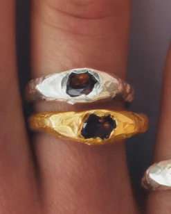 SIMUERO Rings>Polo Brown